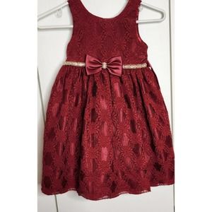 AMERICAN PRINCESS Dark Red, Lacy Holiday size 4
